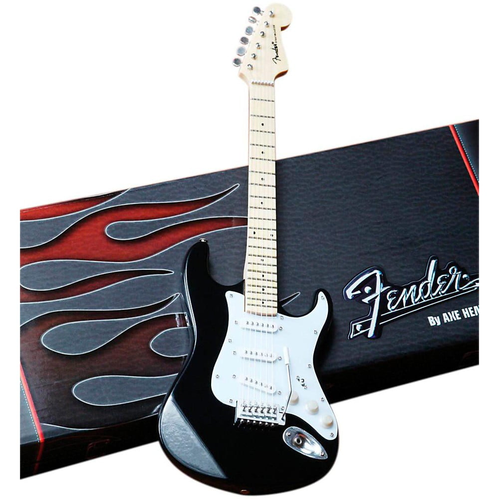 Axe Heaven Classic Black Fender Stratocaster Mini Guitar Replica - FS-002
