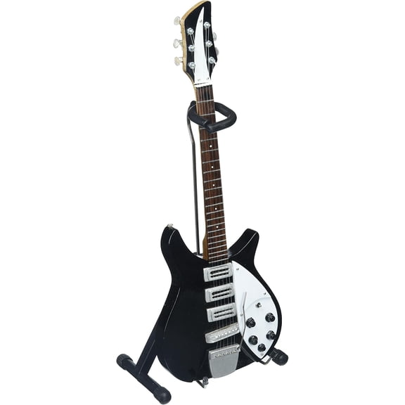 AXE HEAVEN Miniature Electric Guitar with Stand, 10 Inch