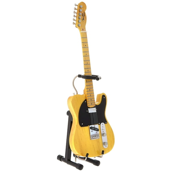 Axe Heaven Fender Telecaster Butterscotch Blonde Miniature Guitar