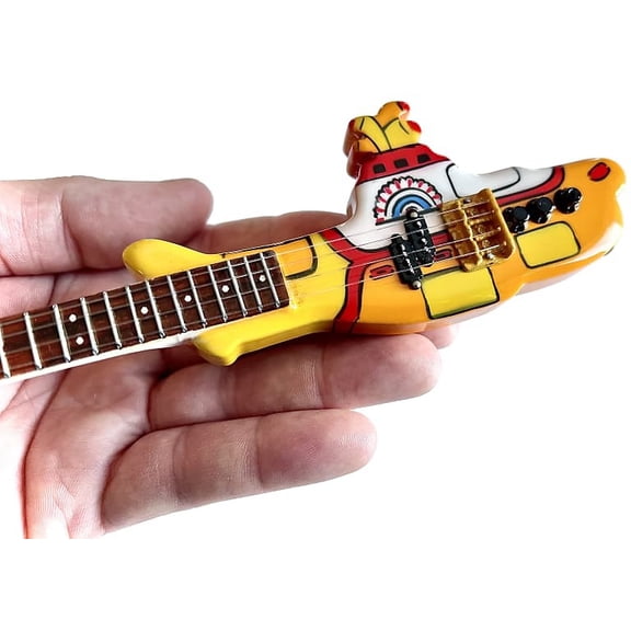 Axe Heaven Yellow Submarine Mini Bass Guitar AH-135
