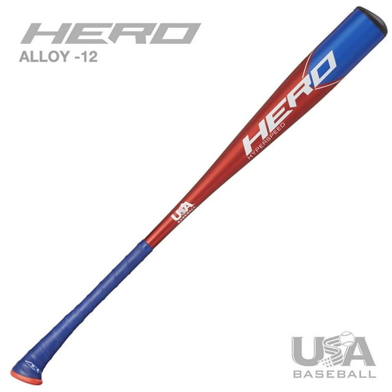 Axe Hero Hyperspeed -12 USA Baseball Bat: L198K 29" 17 oz.