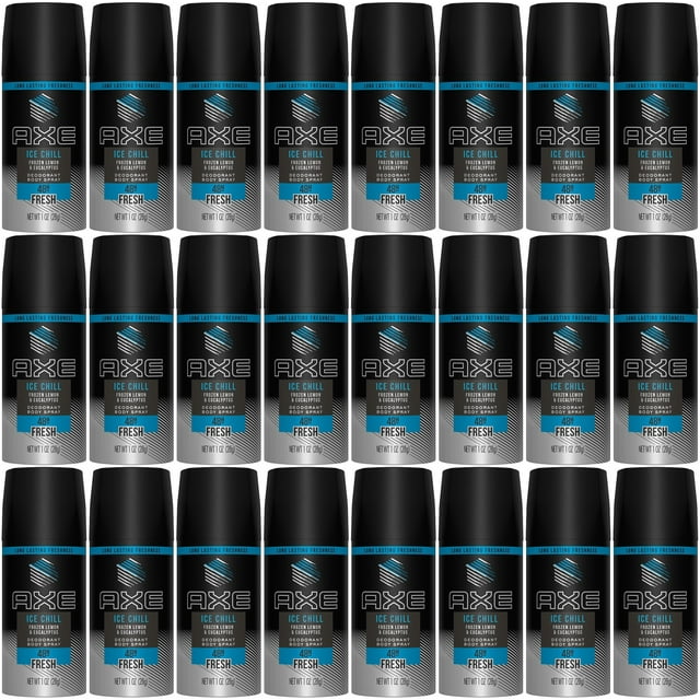 Axe Ice Chill Deodorant Body Spray, Fine Fragrance of Frozen Lemon