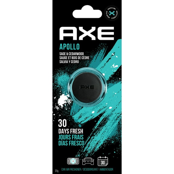 Axe Mini Vent Clip Car Air Freshener (Apollo Scent, 1 Pack)