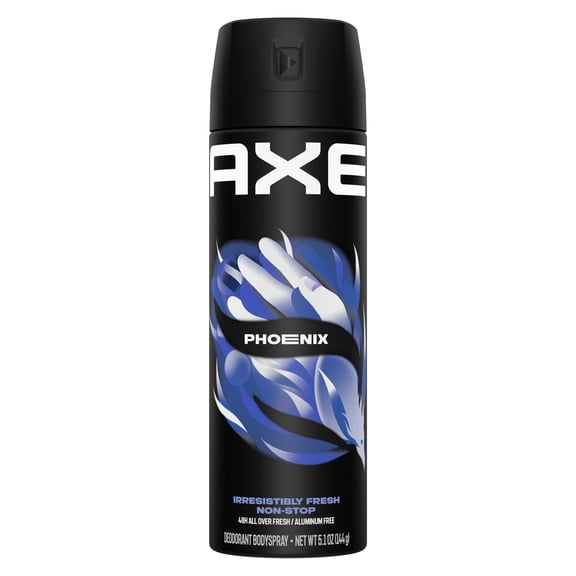 AXE Body Spray Deodorant for Long Lasting Odor Protection Phoenix Deodorant for Men Formulated Without Aluminum, 5.1 oz Twin