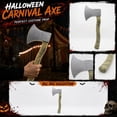 thumbnail image 1 of Axe Prop Halloween Yellow 1 Pack Performance Prop for Carnival Cosplay Party Halloween Haunted House Decoration Stage Performance Costume Accessory, 1 of 3