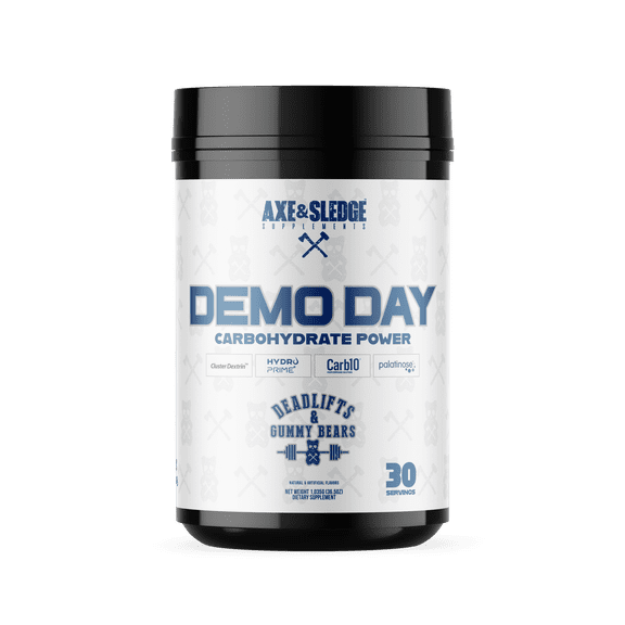 Axe & Sledge Demo Day Intra-Workout Carbohydrate Powder | 25g Carbs | Carbohydrate Supplement Powder | Enhances Performance, Pumps, & Recovery | 30 Servings, DLGB
