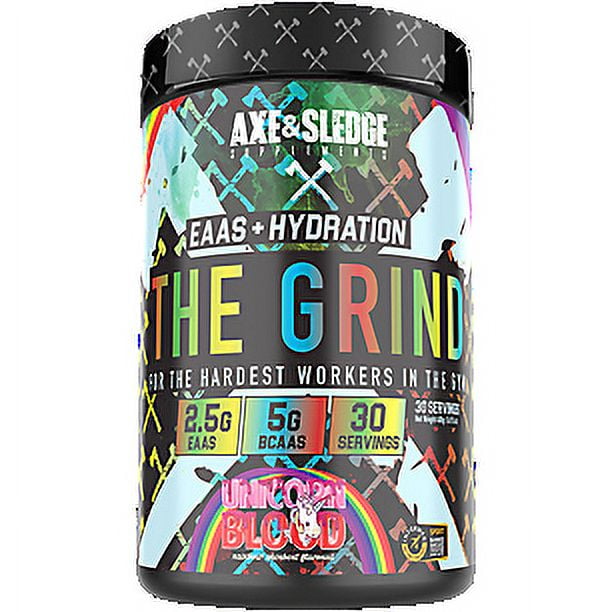 Axe & Sledge Supplements The Grind, EAAs + Hydration, Unicorn Blood ...