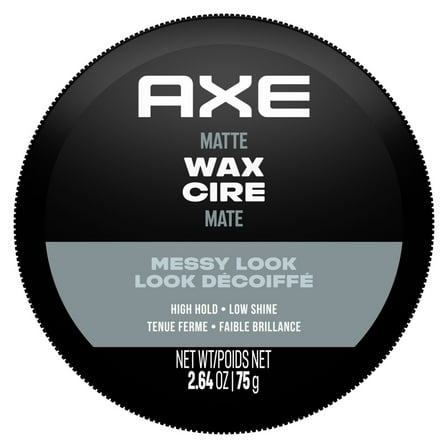 AXE Hair Pomade, Messy Look Matte Wax, 2.64 oz