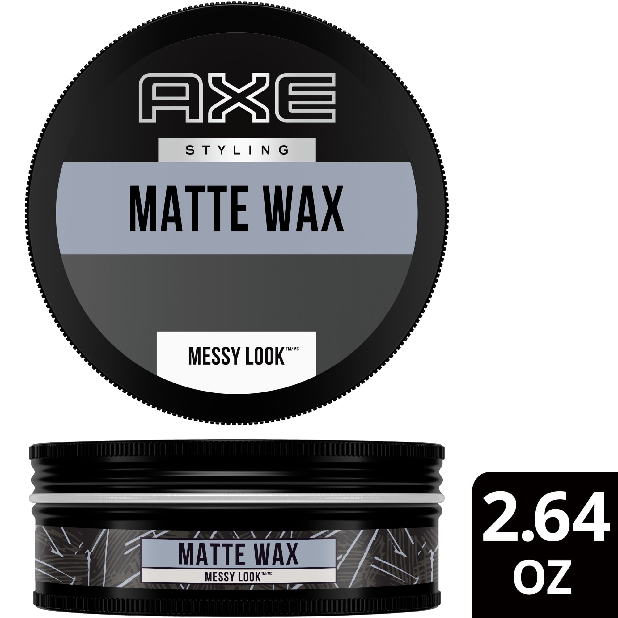 Axe Styling Messy Look Matte Wax Hair Pomade, 2.64 oz