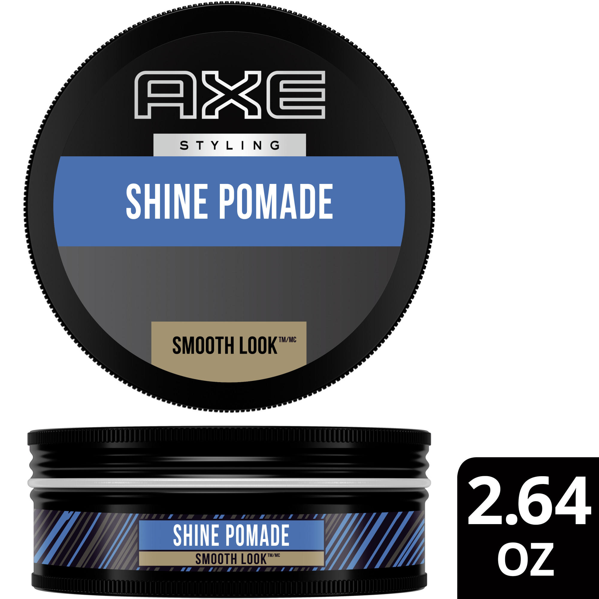 Axe Styling Shine Enhancing Hair Pomade, 2.64 oz, Travel Size