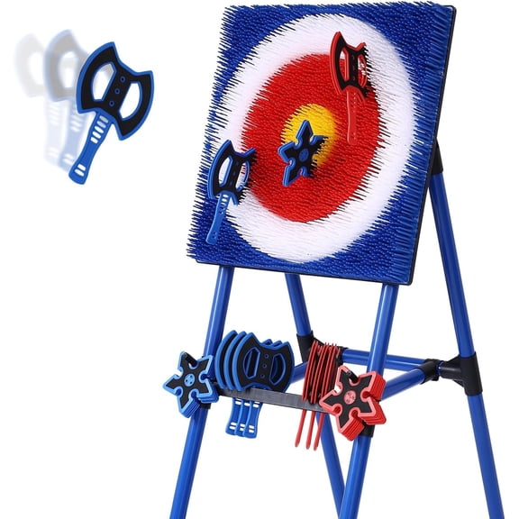 Axe Throwing Games for Kids with 8 Safety Axes, Axe Throwing Game for Backyard,Indoor &Outdoor,Yard Games,Carnival Games