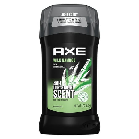 Axe Wild Bamboo Long Lasting Men's Deodorant Stick, Light and Fresh, 3 oz