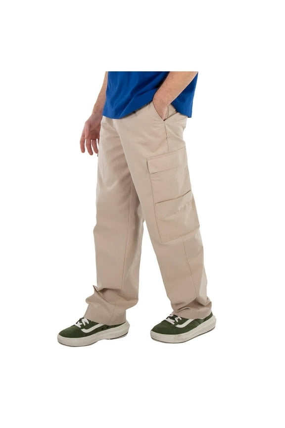 Beige Park Tailored Cargo Trousers, Brand Size 48 (Waist Size 31")