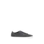 Axel Arigato Grey Suede Minimalist Low-Top Sneakers Grey Mens