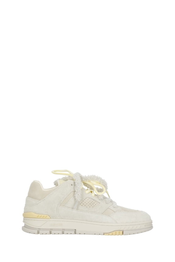 Ivory Area Lo Label Suede Sneakers White (Men's)