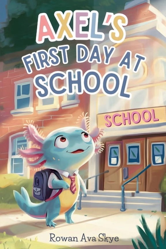 Axel the Axolotl's Festive Adventure Axel's First Day at School: A Heartwarming Children's Story About Courage, Friendship, and New Beginnings, Book 17, (Paperback)