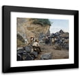 thumbnail image 1 of Axel Jungstedt 17x15 Black Modern Framed Museum Art Print Titled - In the Quarry. Motif from Switzerland (1886), 1 of 5