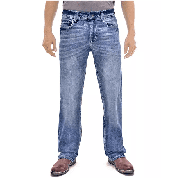 Axel Men’s Slim Boot Fit Denim Jean – Medium Wash 32x30 - Walmart.com
