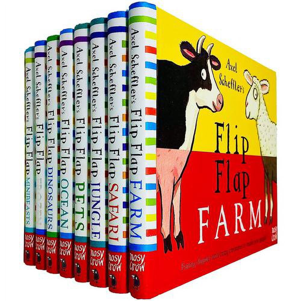 Axel Scheffler's Flip Flap Series 8 Books Collection - Hardcover - Age 0-5