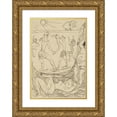 thumbnail image 1 of Axel Törneman 11x14 Gold Ornate Wood Frame and Double Matted Museum Art Print Titled - Bath Scene, 1 of 4