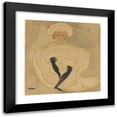 thumbnail image 1 of Axel Törneman 20x20 Black Modern Framed Museum Art Print Titled - Can-Can Dancer, 1 of 5