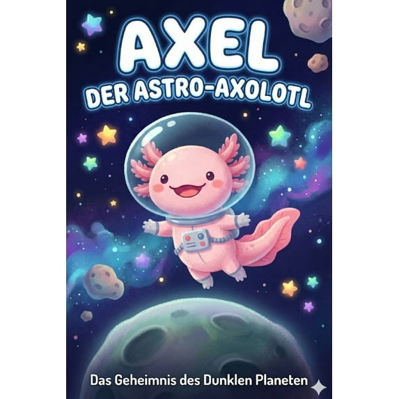 Axel der Astro-Axolotl: Das Geheimnis des dunklen Planeten: Ein Weltraum-Abenteuer über Mut und die Angst vor der Dunkel, (Paperback)