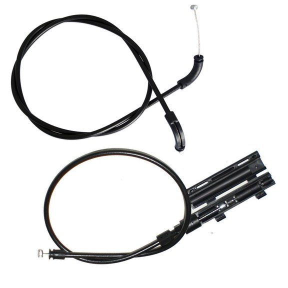 Axenor 2PCS Engine Hood Release Wire Bowden Cable 51238240608, 51238240609, 51 23 8 240 609, 51 23 8 240 608