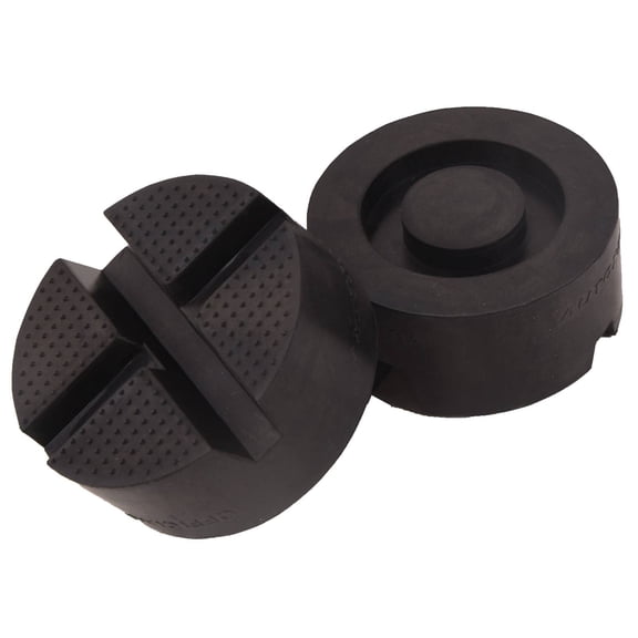 Axenor 2PCS Universal Car Rubber Cross Slotted Jack Pad Adapter Guard Rail Floor A0400A0004