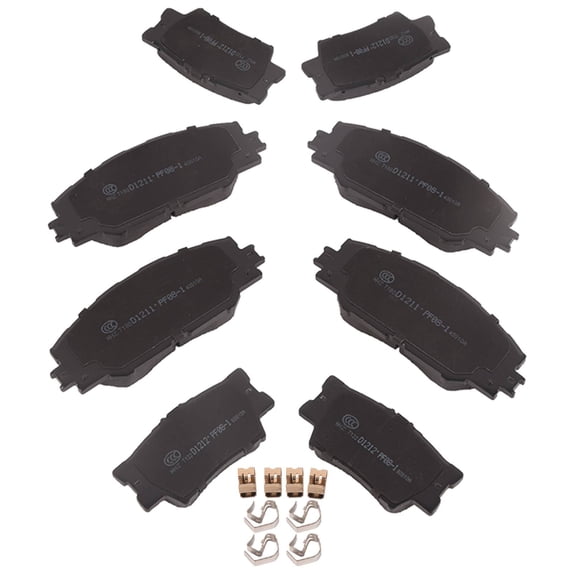 Axenor 4PCS Front Ceramic Disc Brake Pad Set SGD436AC, PGD436AC, Centric: 105.04360, Wagner: QC436A