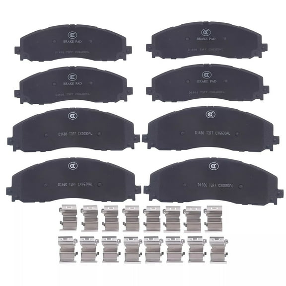 Axenor Front Rear Ceramic Brake Pads P-1680, P-1691, D1691, D1680