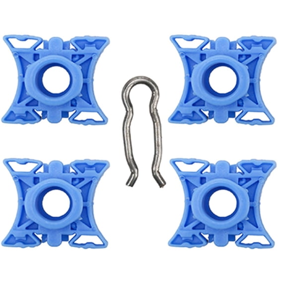 Axenor Set of 4 Front Window Regulator Roller Sliding Block Pivot 3509416, 350 9416
