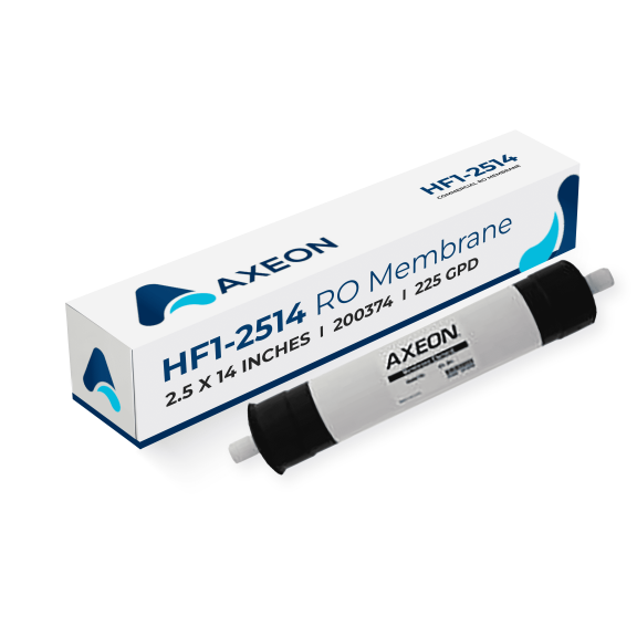 Axeon HF1-2514 RO Membrane Thin Film Composite Reverse Osmosis Element, 225 GPD, 2.5 x 14-Inch 150 PSI