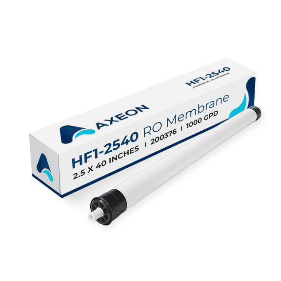 Axeon HF1-2540 High Flow RO Membrane 1000 Gpd 150 Psi Water Filtration Systems