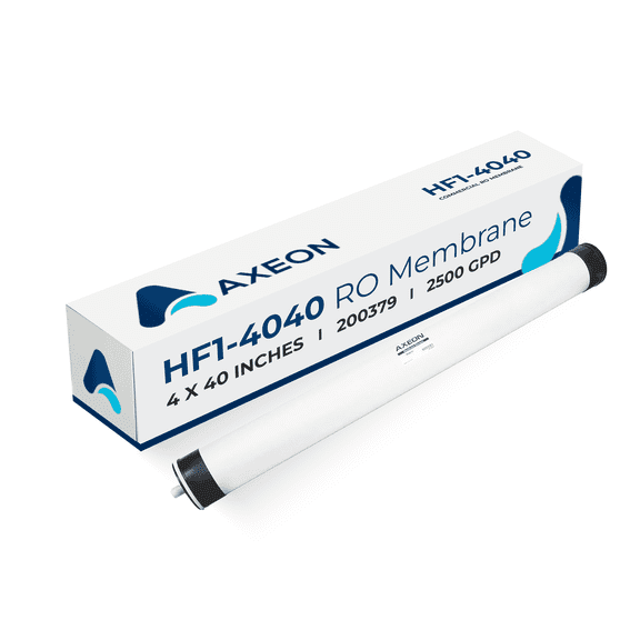 Axeon HF1-4040 RO Membrane 2500 GPD, 4"x40", 150 PSI TFM Filter