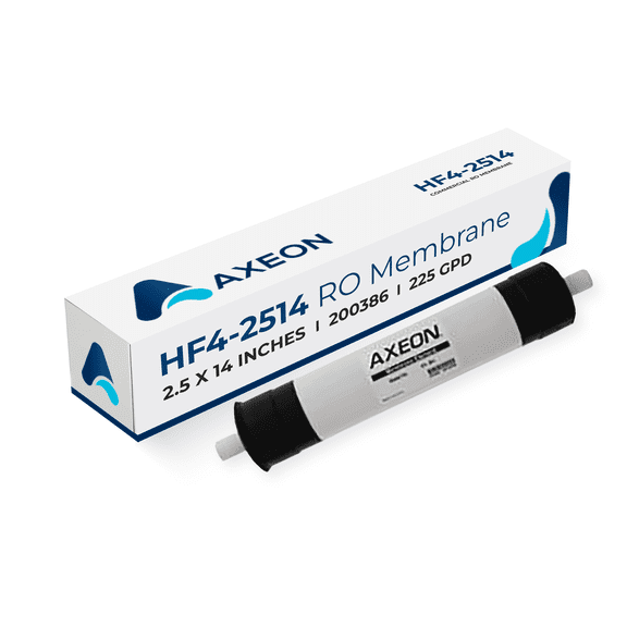 Axeon HF4-2514 RO Membrane 225 GPD Commercial Reverse Osmosis Element, 2.5 x 14 Inches