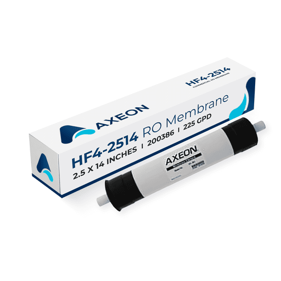 Axeon HF4-2514 RO Membrane 225 GPD Commercial Reverse Osmosis Element, 2.5 x 14 Inches