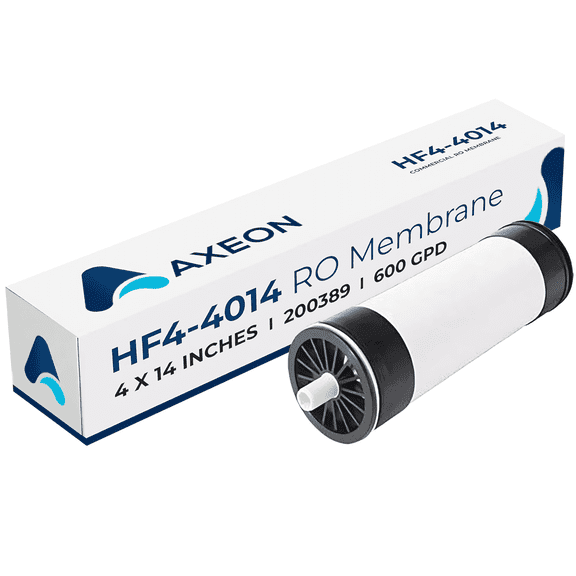 Axeon HF4-4014 Reverse Osmosis Membrane Element Filtration System, 4 x 14 inch, 600 Gpd, 1-Pack, Light Commercial