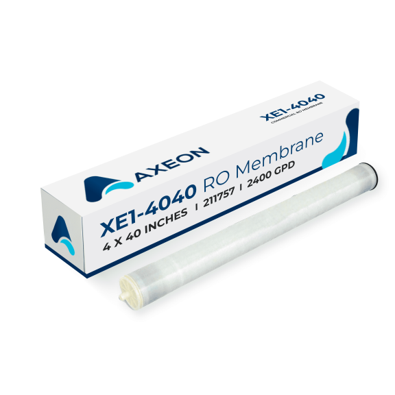 AXEON XE1-4040 Reverse Osmosis Membrane 2400 GPD, 40 Inches 100 PSI, NSF Certified