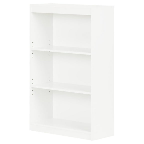 Axess 3-Shelf Bookcase, Pure White