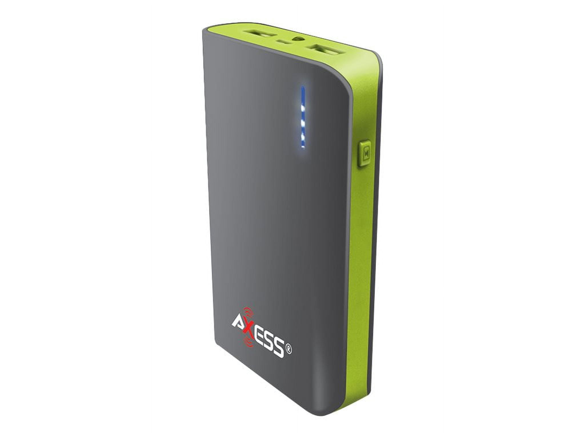 Axess Power Bank 6600 mAh PP3129-GN Green - Walmart.com