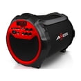 thumbnail image 1 of Axess Red Indoor/ Outdoor Cylinder 2.1 Speaker with 6-inch Subwoofer and 3-inch Horn, 1 of 2