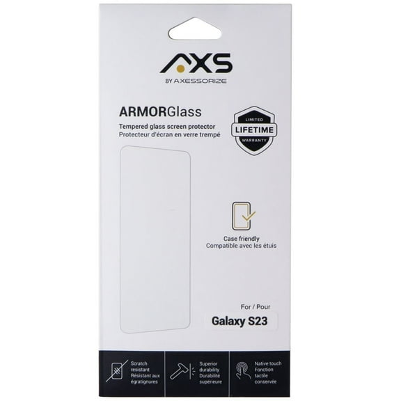 Axessorize ArmorGlass Tempered Glass for Samsung Galaxy S23