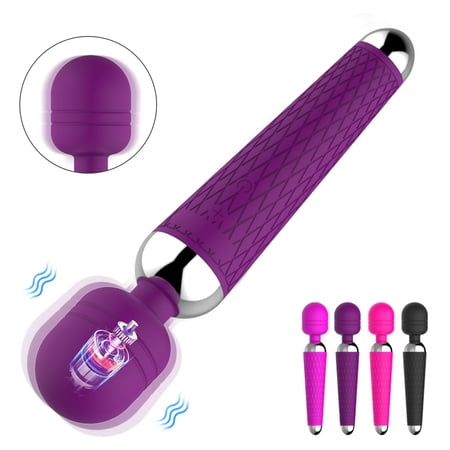 Axfly AV Wand Vibrator Sex Toys for Women, Clitoral Stimulator Wand Massager with 16 Vibrating Modes, Vibration Wand for Female - Purple