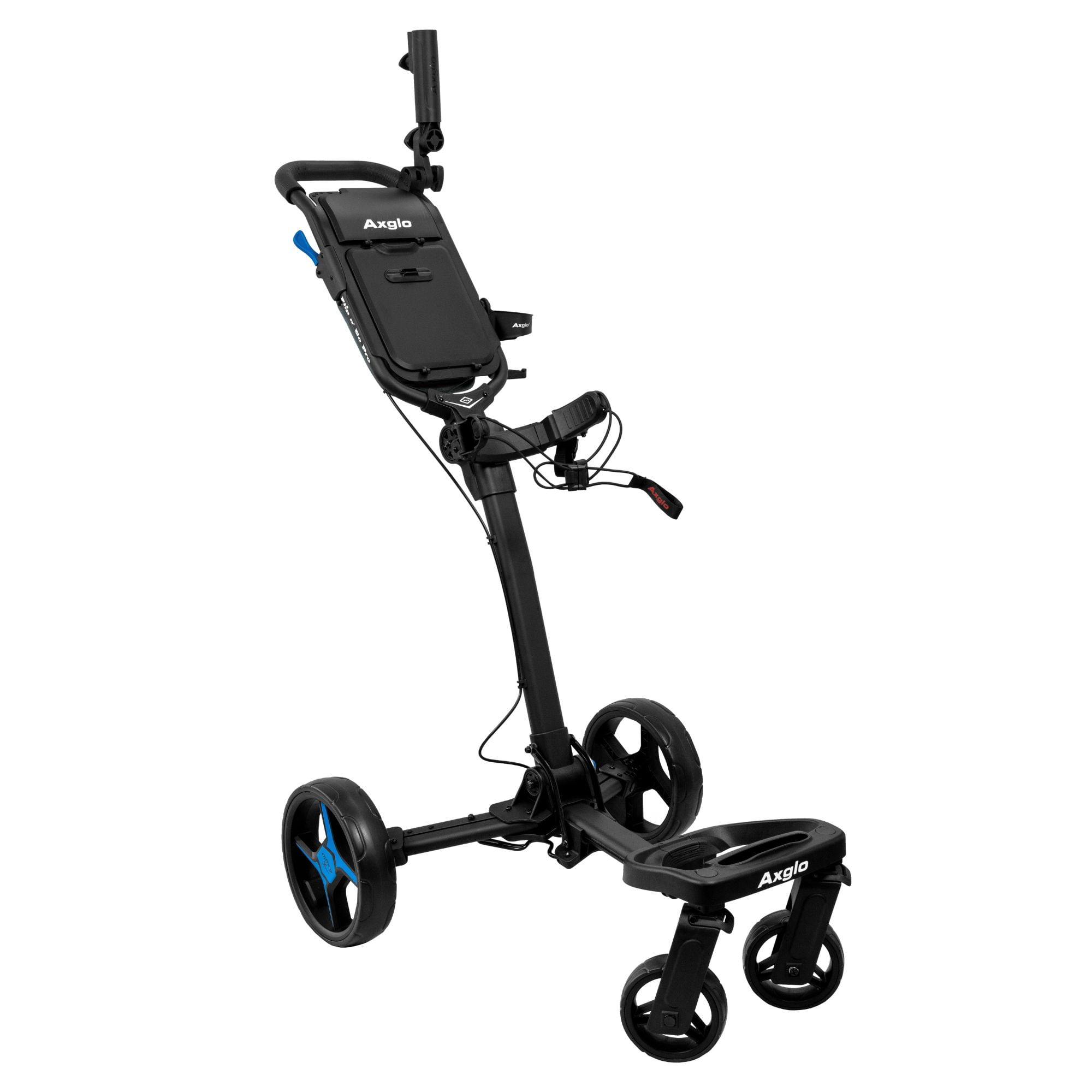 Axglo FlipNGo Pro Golf Push Cart 4-Wheel Patented 1-Step - Main Image