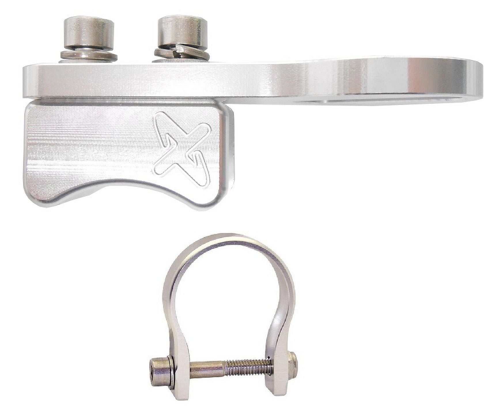 Axia Alloys Silver 2 Way Radio Antenna Mount + 2.0" Clamp