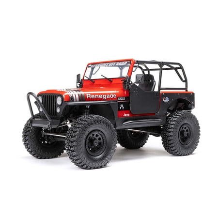 Axial 1/10 SCX10 III Jeep CJ-7 4X4 RTR Brushed Rock Crawler Red AXI03008T1