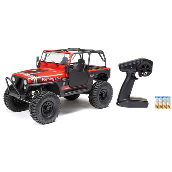 Axial 1/10 SCX10 III Jeep CJ-7 4X4 RTR Brushed Rock Crawler Red AXI03008V2T1