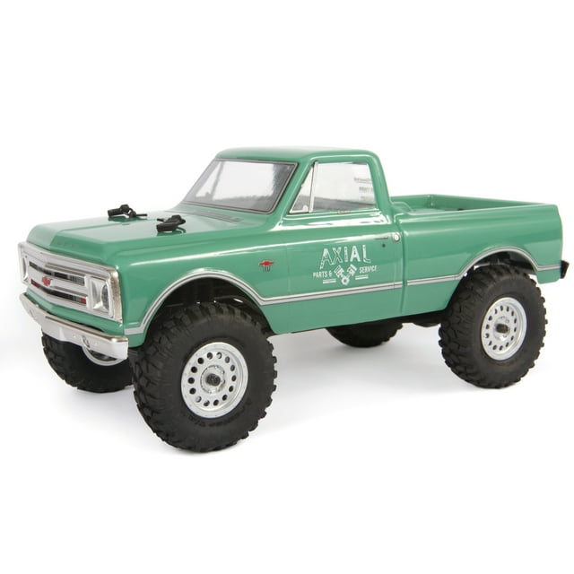 Axial 1/24 SCX24 1967 Chevrolet C10 4 Wheel Drive Truck Brushed RTR Ready to Run Green AXI00001T1 Trucks Electric RTR Other