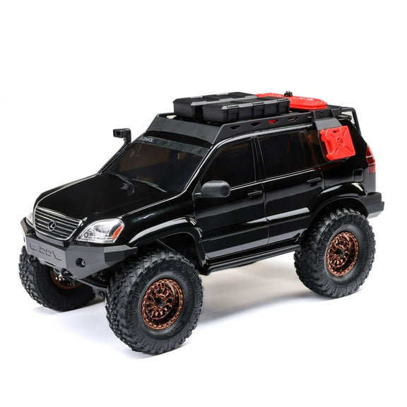 Axial 1/24 SCX24 Lexus GX 470 4X4 RTR Brushed Rock Crawler Battery & Charger Included Black AXI-1532T3