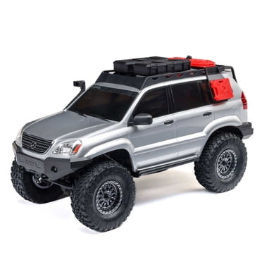 Axial 1/24 SCX24 Lexus GX 470 4X4 RTR Brushed Rock Crawler Battery & Charger Included Silver AXI-1532T2